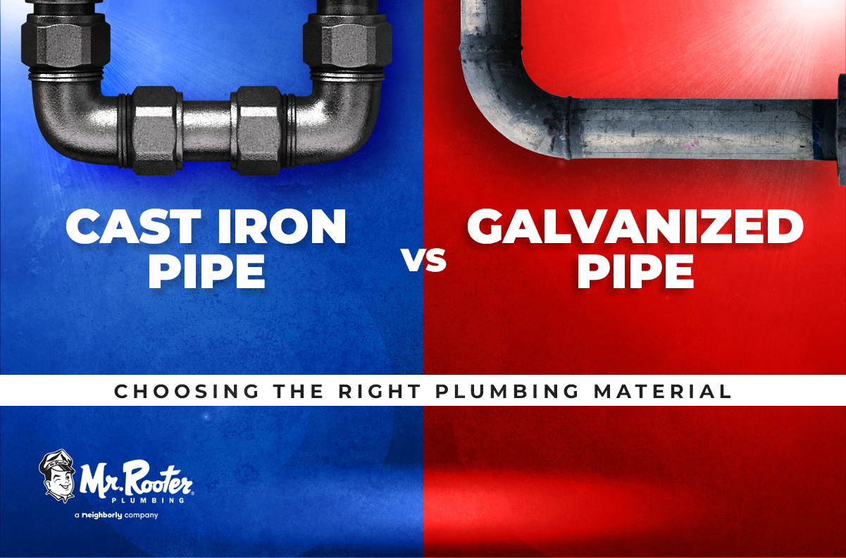 Cast Iron vs Galvanized Pipe